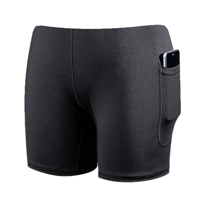 Plain Gym Shorts 2-in-1 | Zipper Pockets/Quick dry